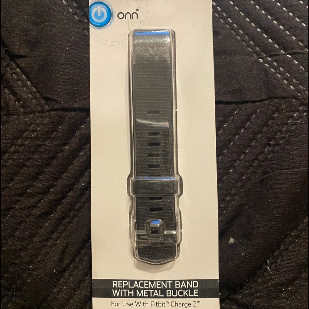Onn Fitbit Charge 2 Replacement Band with Metal Buckle